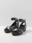 Wolky Sandalen Era antraciet crocolook lakleer - Thumbnail 4