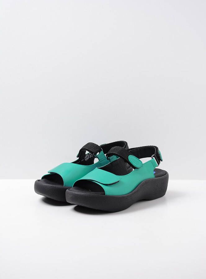 Wolky Sandalen Jewel turquoise leer