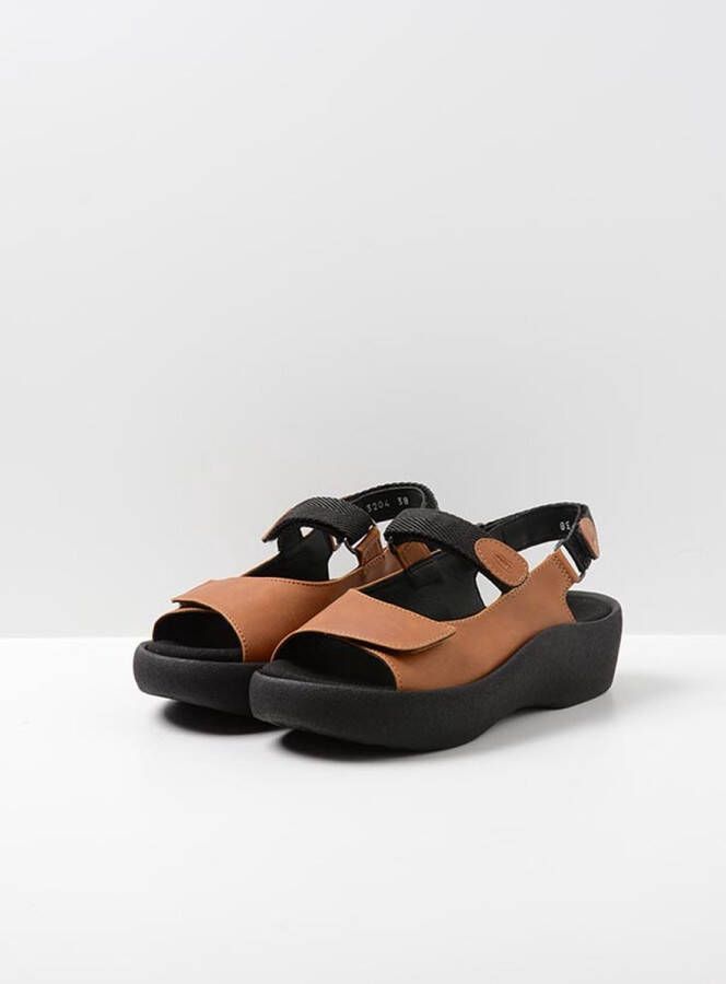 Wolky Sandalen Jewel Vegan cognac