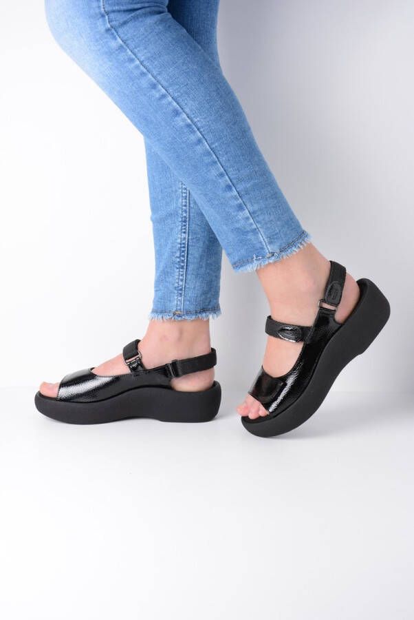 Wolky Sandalen Jewel Vegan zwart