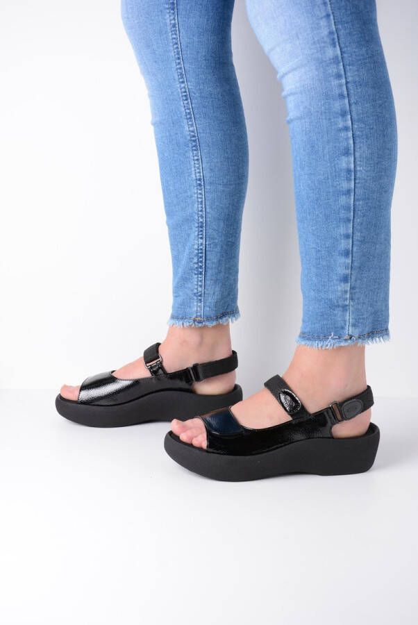 Wolky Sandalen Jewel Vegan zwart