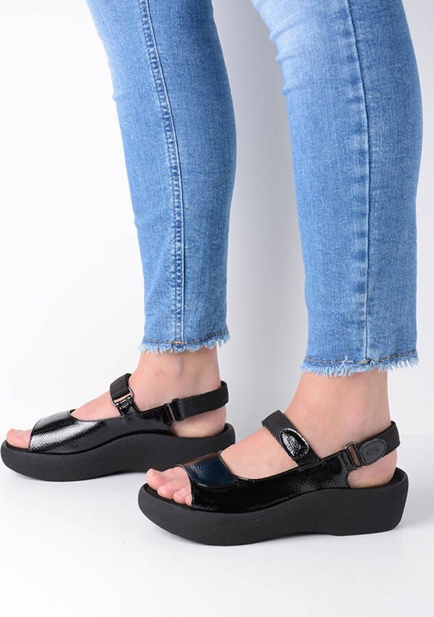 Wolky Sandalen Jewel Vegan zwart