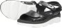 Wolky Dames Sandalen 0235033 010 Medusa Reflex Zwart - Thumbnail 7
