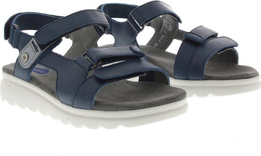 Wolky Sandalen Mile blauw leer