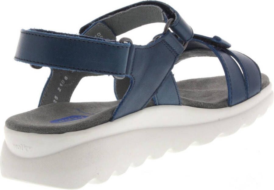 Wolky Dames Sandalen 0152550 Mile Vegi Blauw - Foto 14