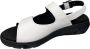 Wolky 0410330 Corfu Martinica Lthr White-sandalen losvoetbed-sandalen - Thumbnail 11