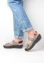 Wolky Dames Sandalen 0332545 150 Rio Flowerpoint Taupe - Thumbnail 2
