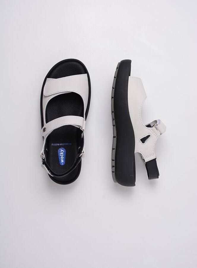 Wolky Sandalen Rio wit leer