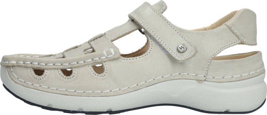 Wolky Sandalen Rolling Sun gebroken wit leer