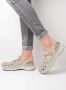 Wolky Rolling Sun Klittenbandschoen Dames Grijs Beige - Thumbnail 8