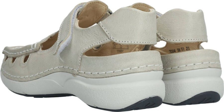 Wolky Sandalen Rolling Sun gebroken wit leer