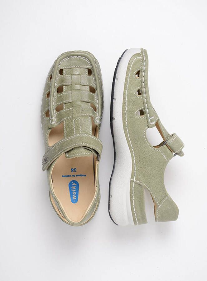 Wolky Comfortschoenen Rolling Sun lichtgroen leer - Foto 15