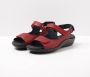 Wolky Sandalen 01300 Salvia 30500 rood leer - Thumbnail 4