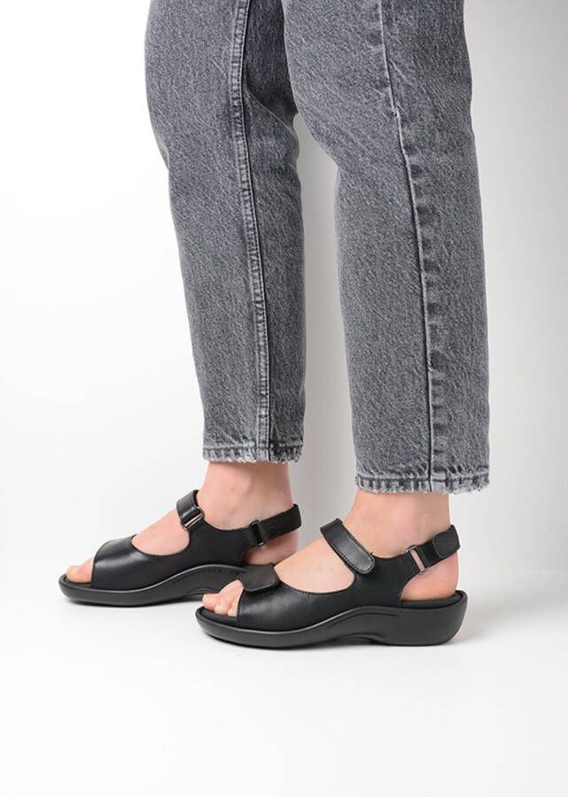 Wolky Sandalen 01300 Salvia 30000 zwart leer - Foto 3