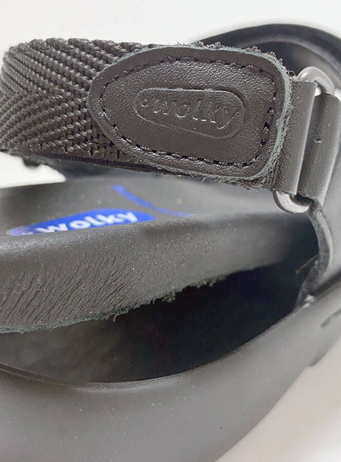 Wolky Sandalen 01300 Salvia 30000 zwart leer - Foto 6