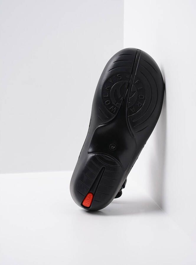 Wolky Sandalen Salvia zwart leer