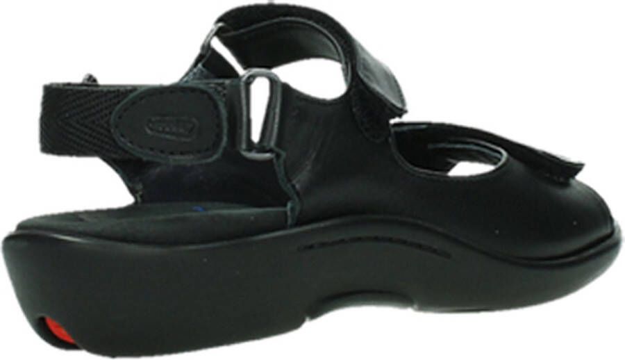 Wolky Sandalen Salvia zwart leer