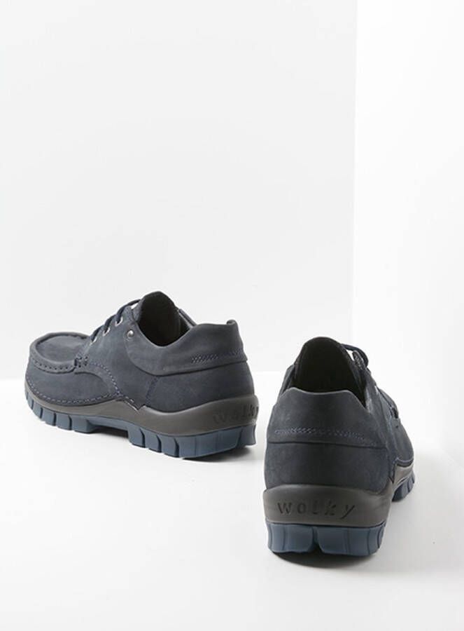 Wolky Shoe > Heren > Comfortschoenen Fly men blauw nubuck