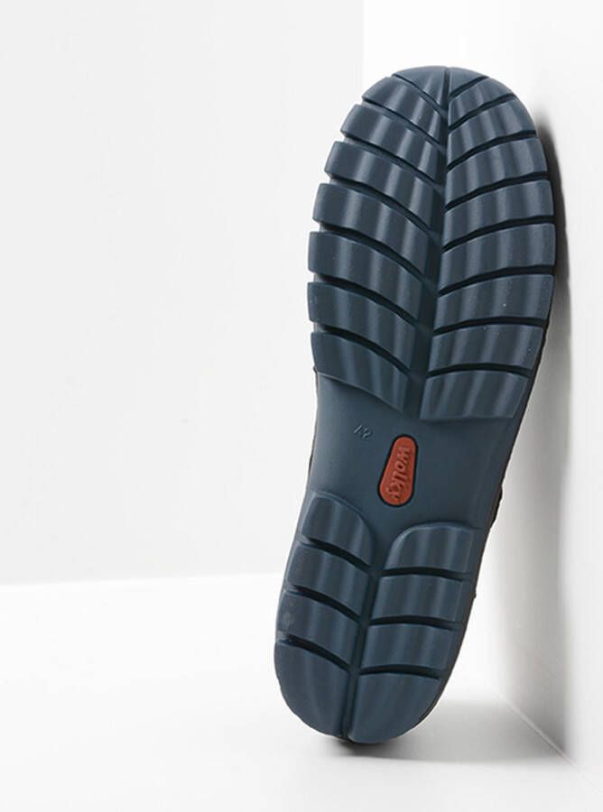 Wolky Shoe > Heren > Comfortschoenen Fly men blauw nubuck