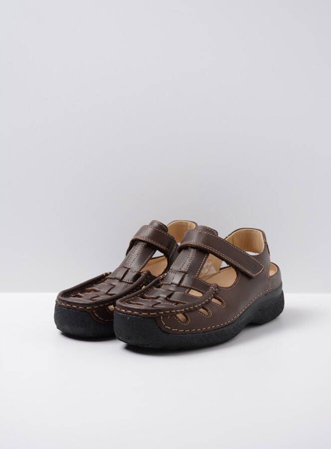 Wolky Shoe > Heren > Comfortschoenen Roll Sandal Men bruin leer