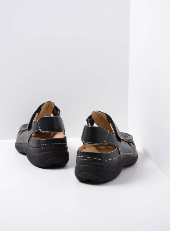 Wolky Shoe > Heren > Comfortschoenen Roll Sandal Men zwart leer