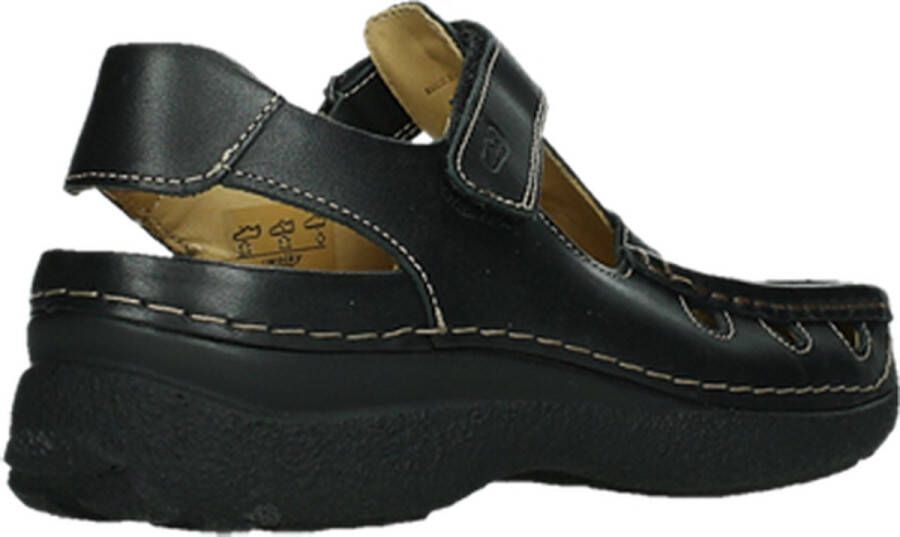 Wolky Shoe > Heren > Comfortschoenen Roll Sandal Men zwart leer