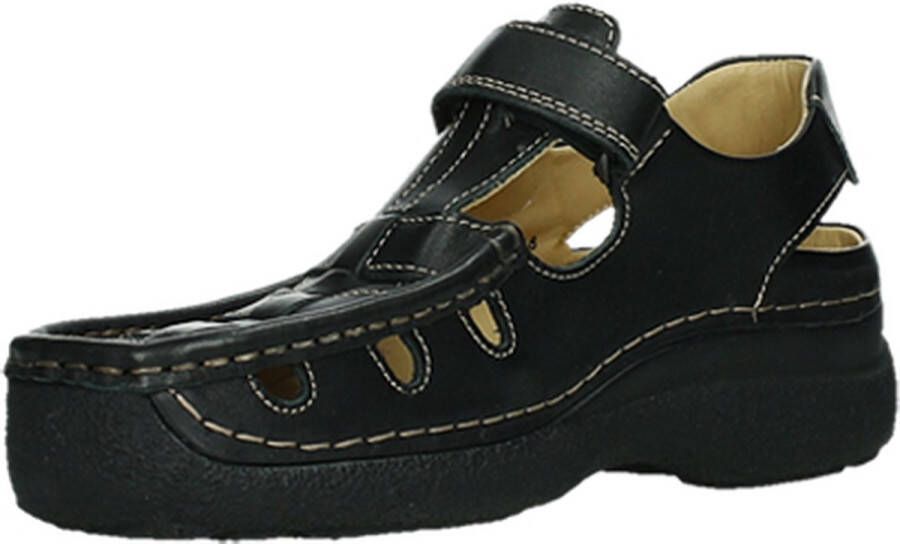 Wolky Shoe > Heren > Comfortschoenen Roll Sandal Men zwart leer