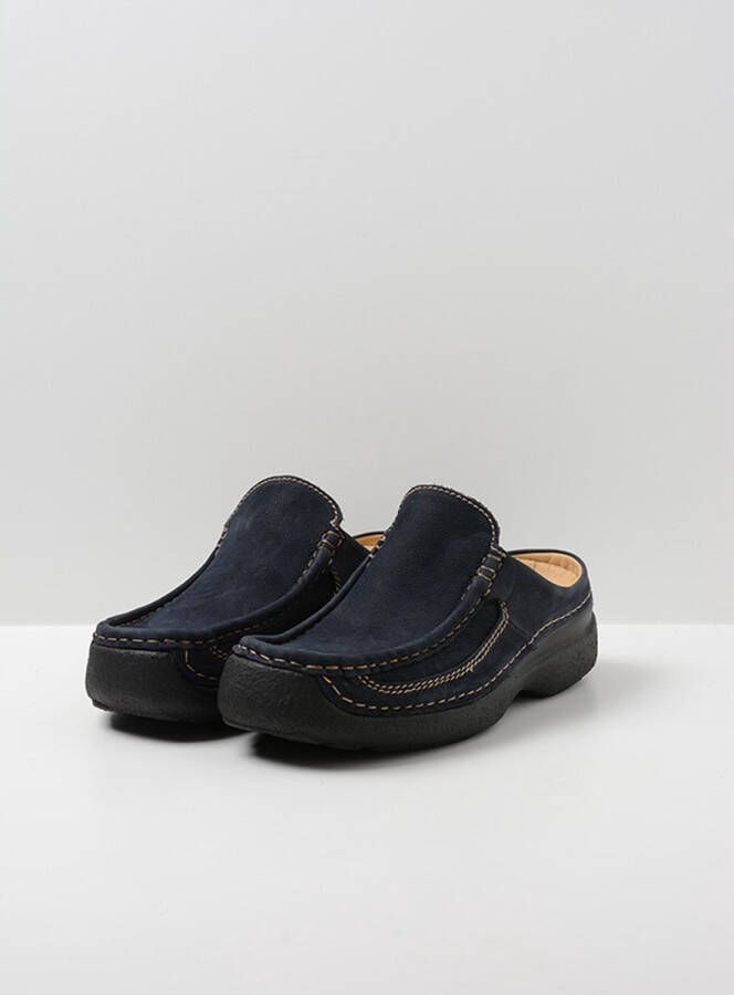 Wolky Shoe > Heren > Comfortschoenen Roll Slide men blauw nubuck - Foto 7