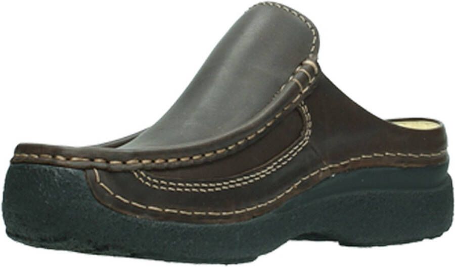 Wolky Shoe > Heren > Comfortschoenen Roll Slide men bruin leer