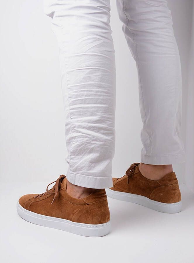 Wolky Shoe > Heren > Sneakers Forecheck cognac suede