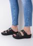 Wolky Slippers Aporia zwart blauw suede - Thumbnail 5