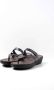 Wolky Slippers Bassa antraciet crocolook lakleer - Thumbnail 6