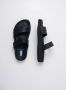 Wolky 0050130 800 Dames Slippers Slides Voorgevormd Voetbed Klittenbandsluiting Blauw - Thumbnail 11