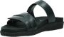 Wolky 0050130 800 Dames Slippers Slides Voorgevormd Voetbed Klittenbandsluiting Blauw - Thumbnail 7