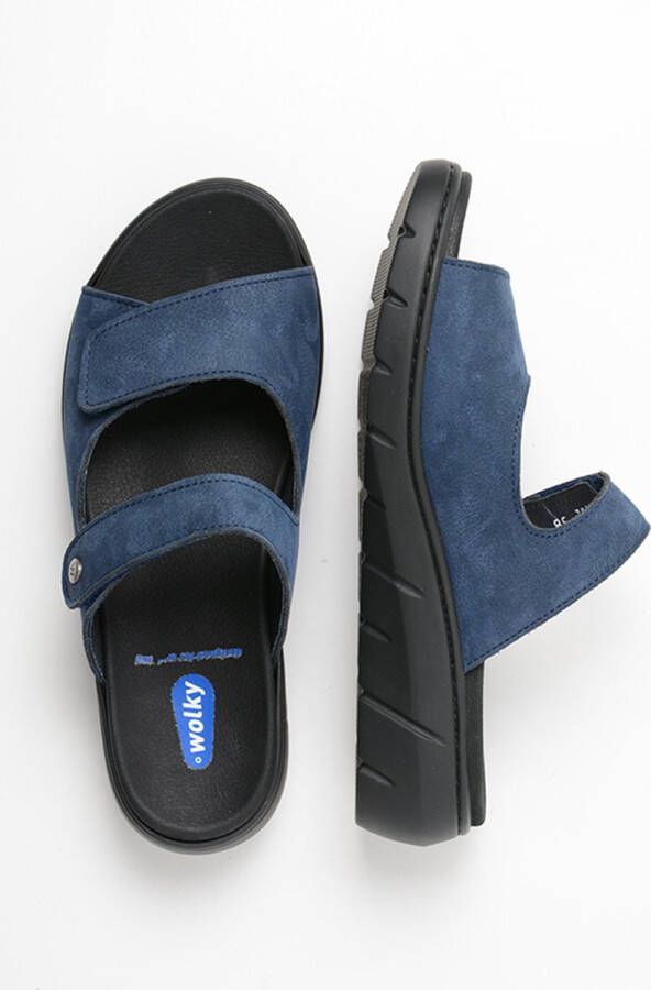 Wolky Slippers Cyprus denim nubuck