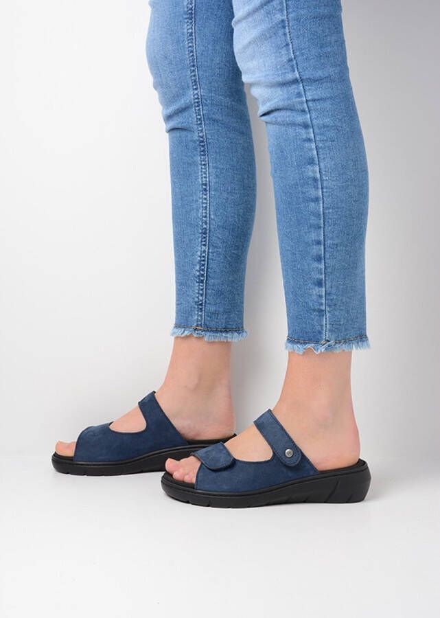 Wolky Slippers Cyprus denim nubuck