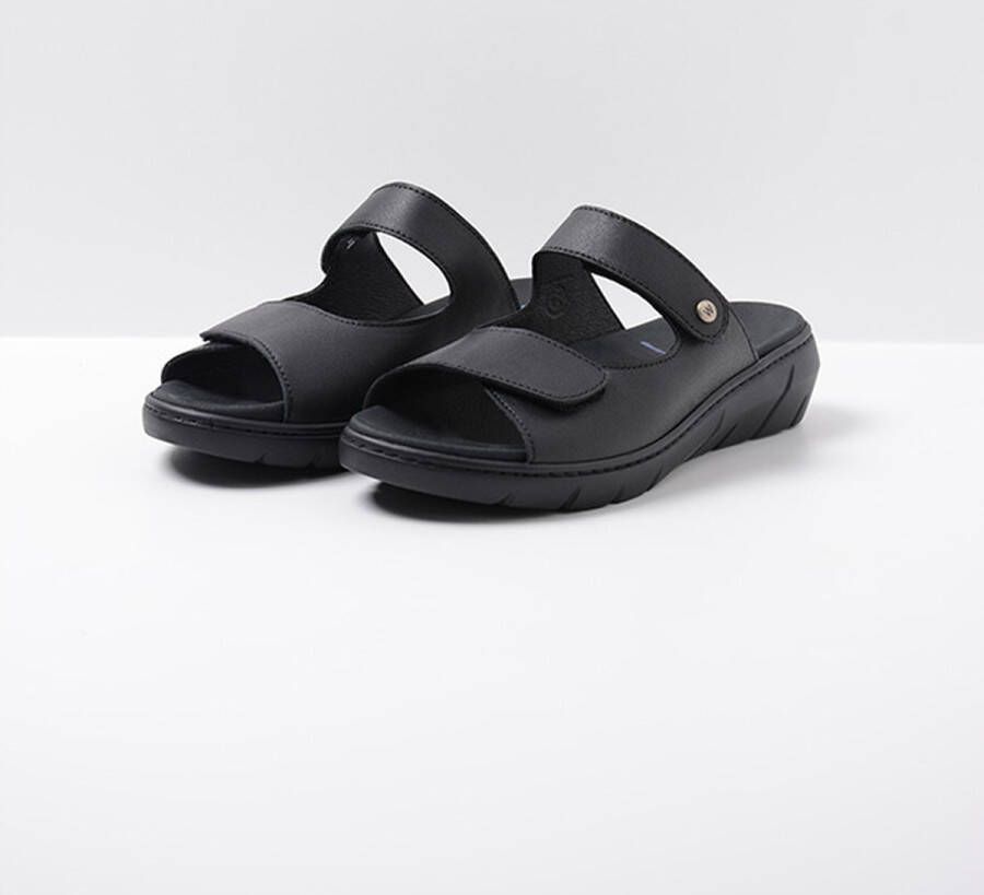 Wolky Slippers Cyprus zwart leer - Foto 6