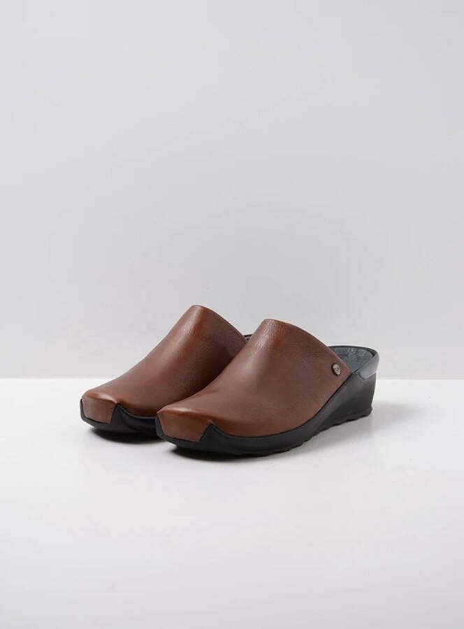 Wolky Slippers Go cognac leer - Foto 3