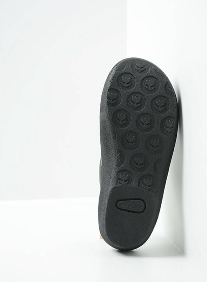 Wolky Slippers Nassau zwart leer