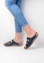 Wolky Slippers Nomad blauw leer - Thumbnail 5
