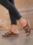 Wolky Slippers Nomad cognac geolied leer - Thumbnail 10