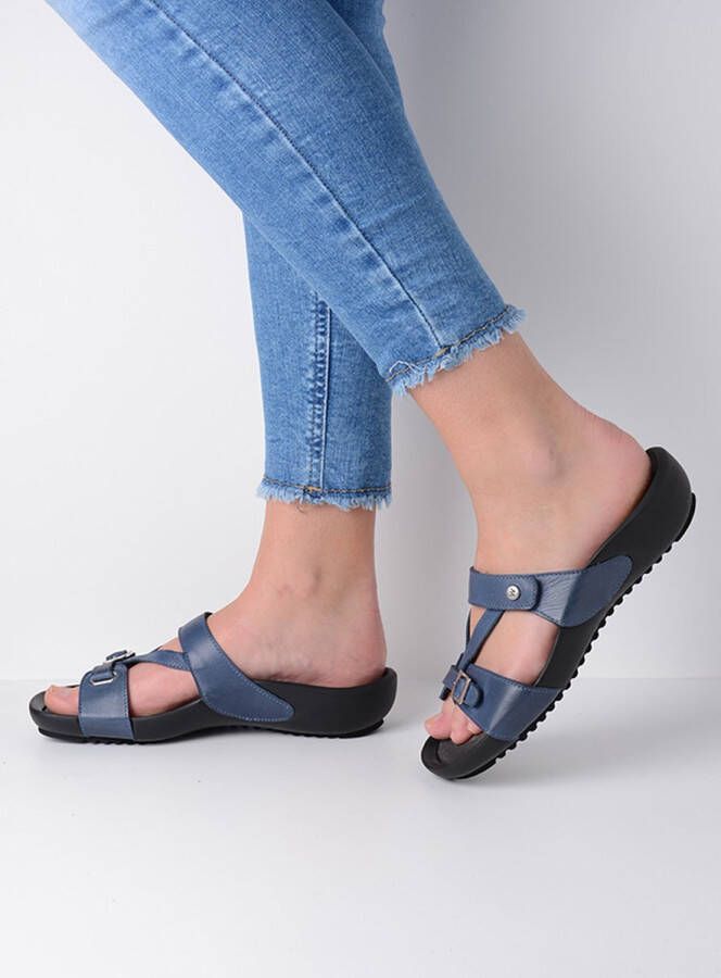 Wolky Slippers O'Connor jeans leer - Foto 6