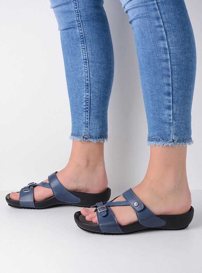 Wolky Slippers O'Connor jeans leer - Foto 7