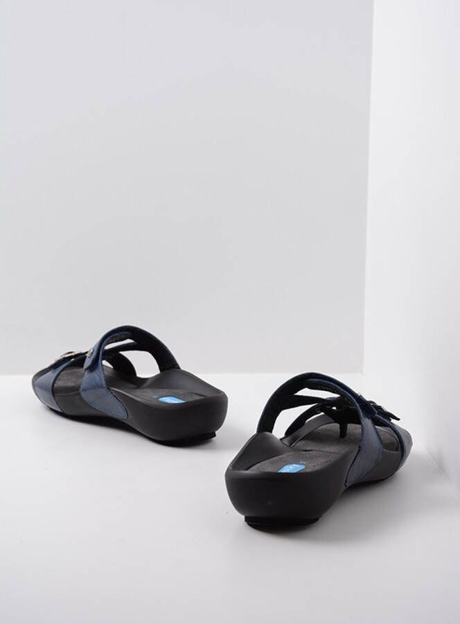Wolky Slippers O'Connor jeans leer