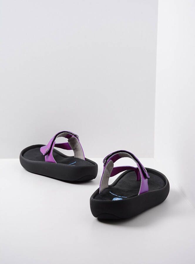 Wolky Slippers Peace fuchsia leer - Foto 8