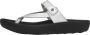 Wolky Stijlvolle zilveren zomerslippers Grijs Dames - Thumbnail 3