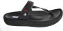 Wolky Zomerse Zwarte Leren Flip-Flops voor Vrouwen Black Dames - Thumbnail 9