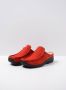 Wolky Comfortschoenen Roll Slide donkerrood nubuck - Thumbnail 4