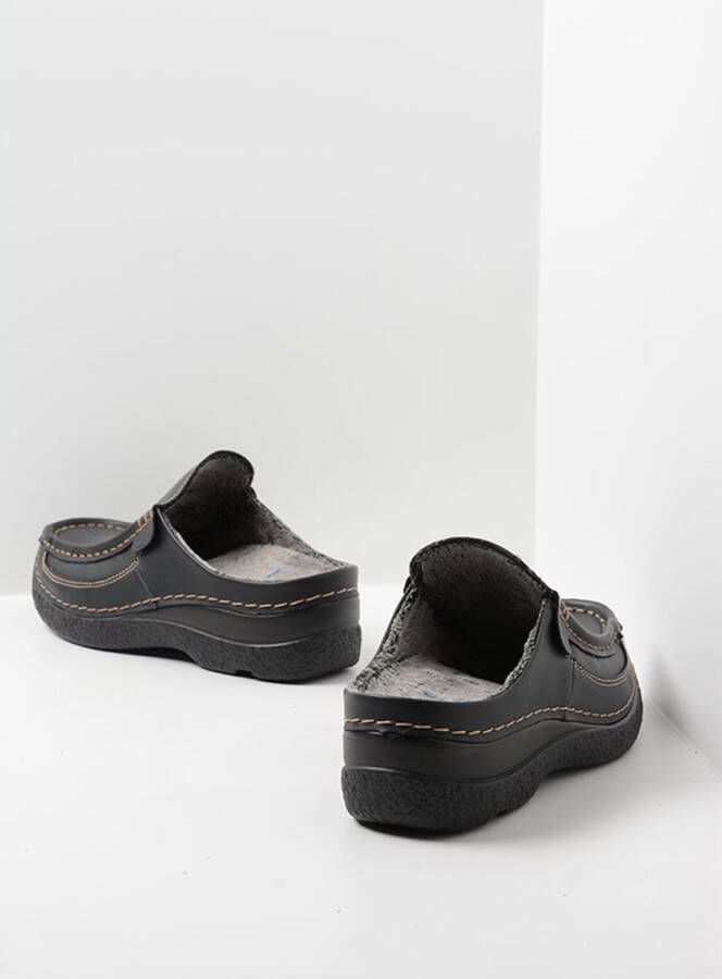 Wolky Comfortschoenen Roll Slide Vegan zwart - Foto 6