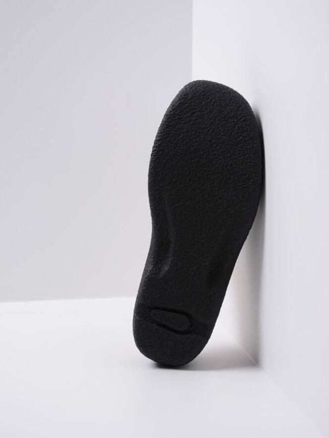 Wolky Slippers Roll Slide wit geprint leer